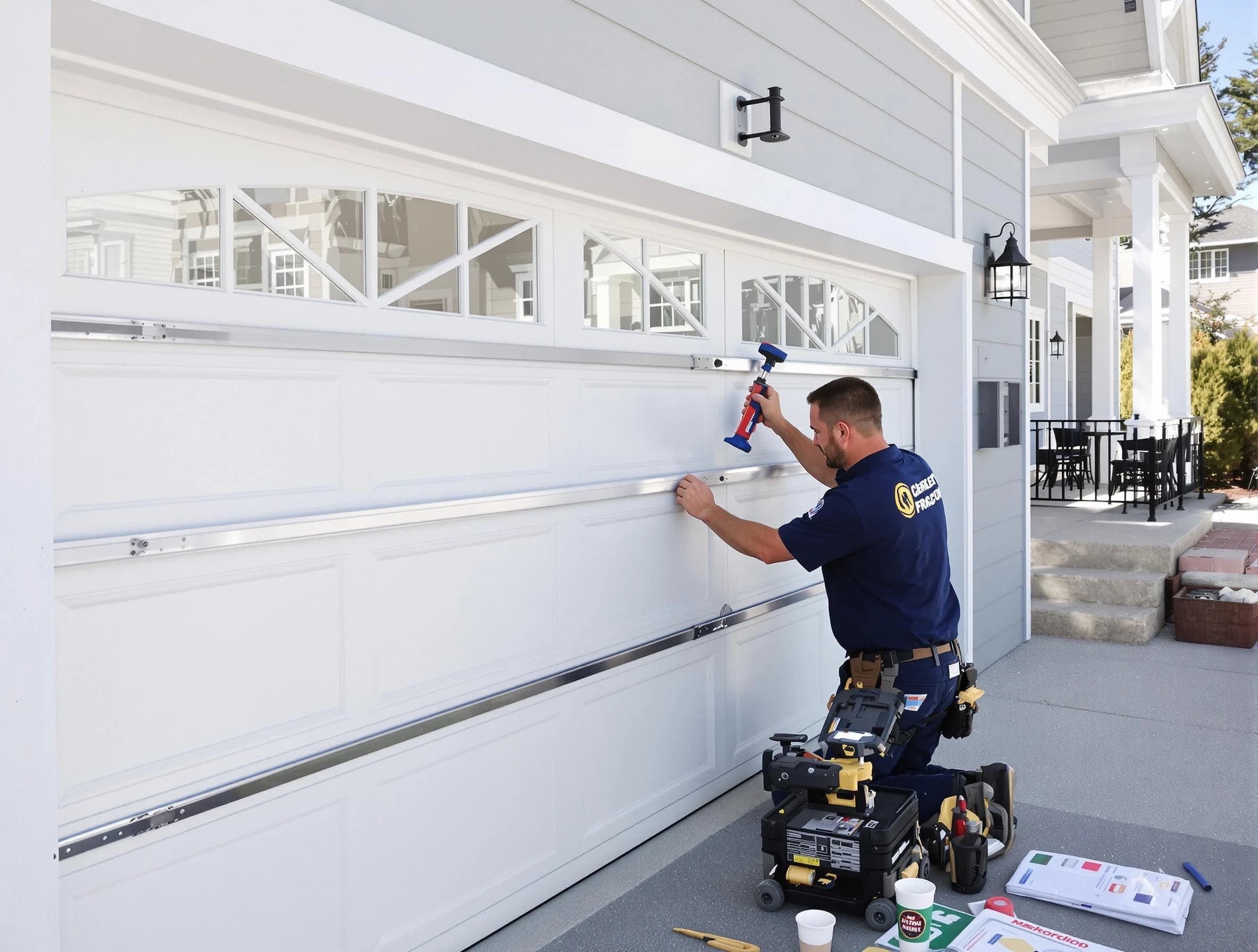 Professional garage door installation by White House Garage Door Repair in White House