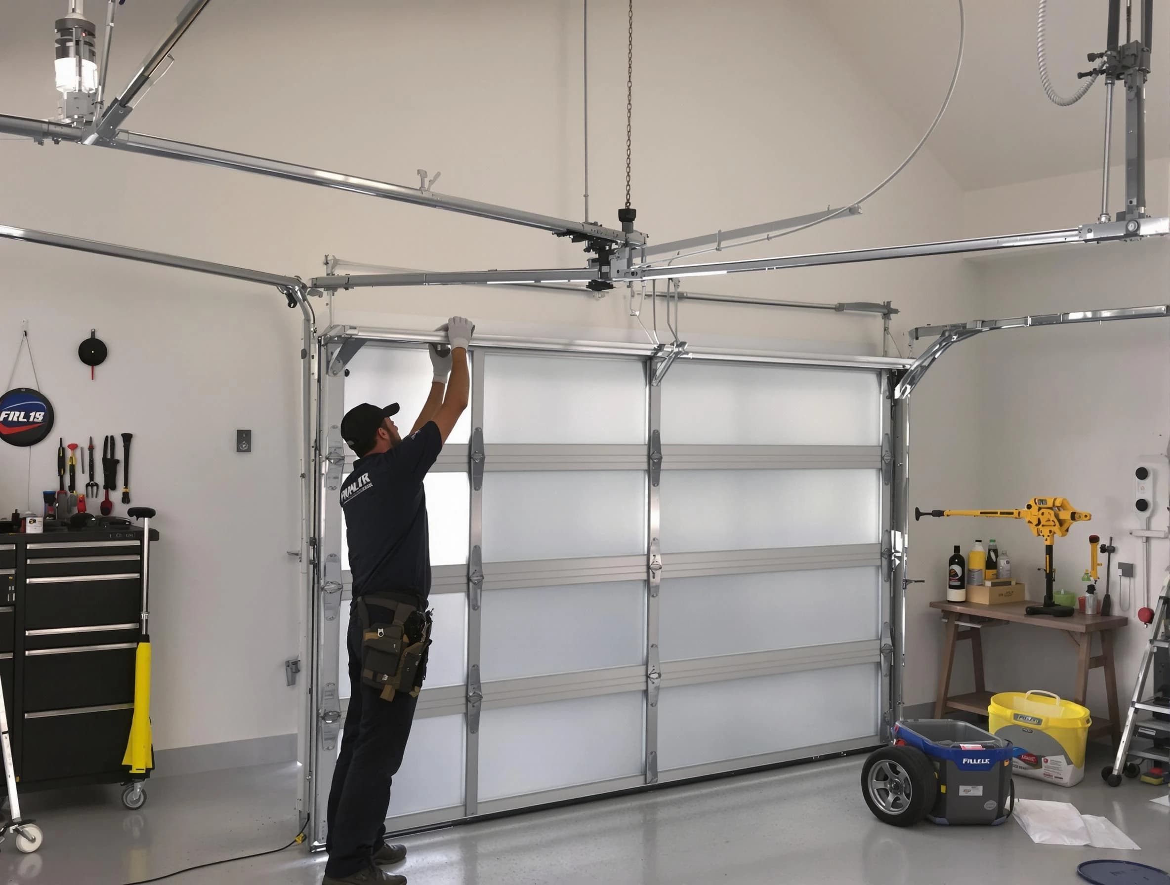 White House Garage Door Repair certified team performing precision garage door installation in White House