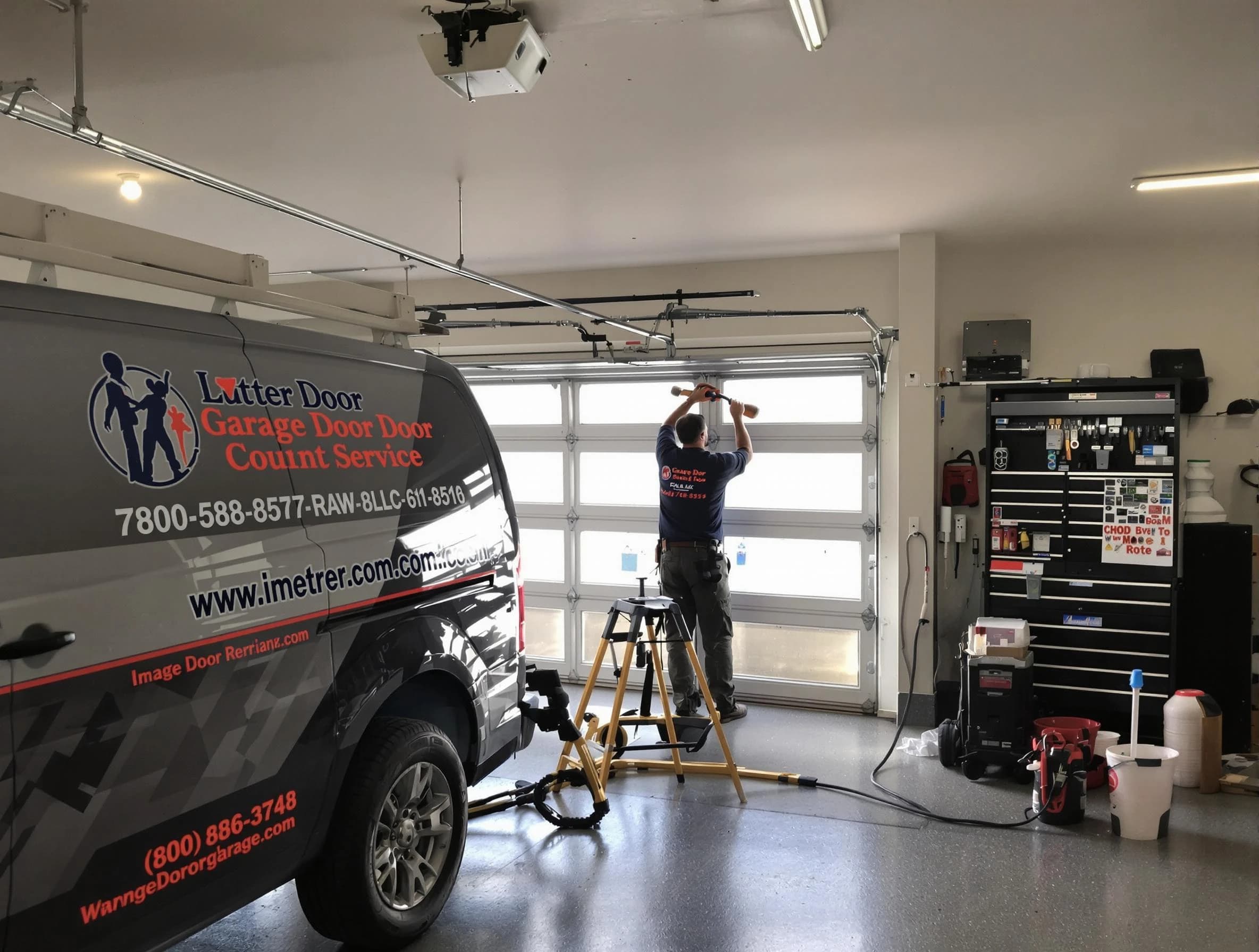 White House Garage Door Repair rapid response team performing same-day repair in White House