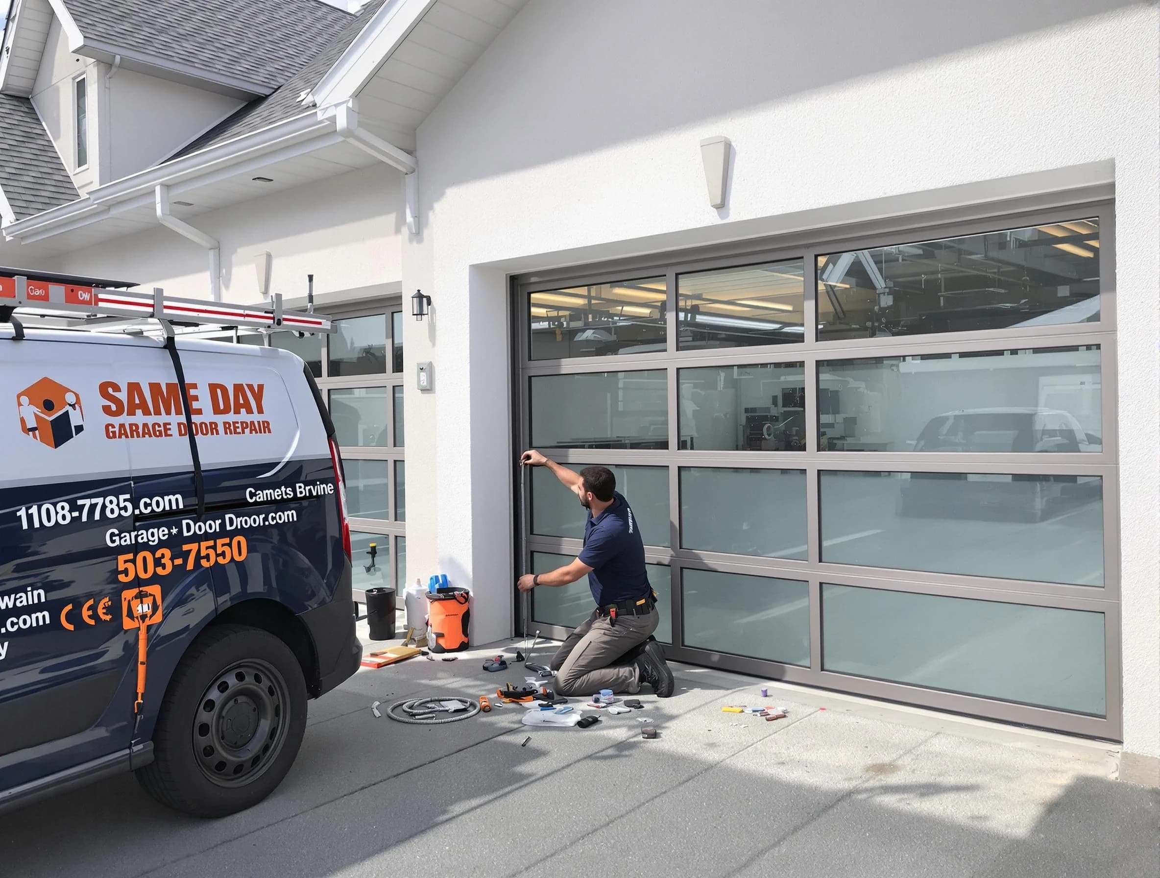 Same-day garage door repair service by White House Garage Door Repair in White House