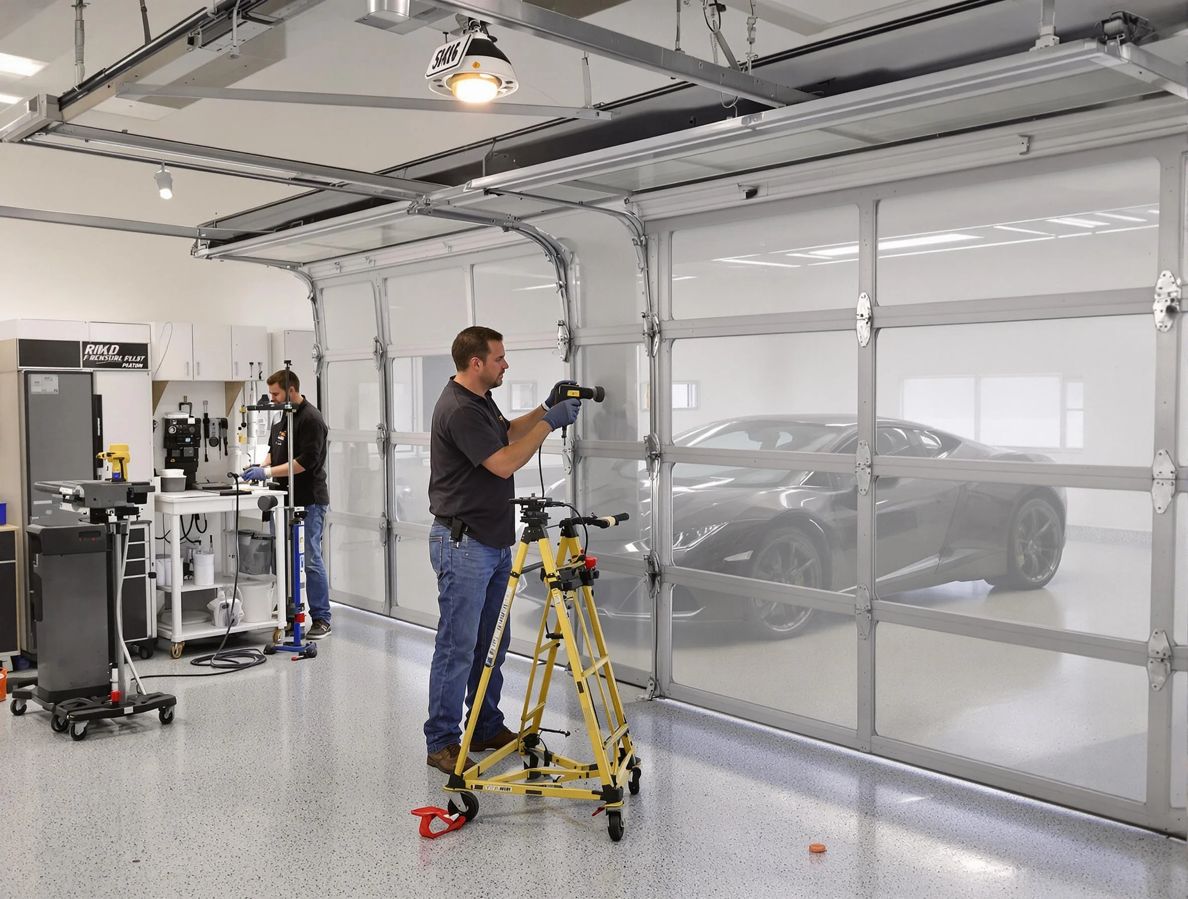 Garage Door Dents Repair in White House