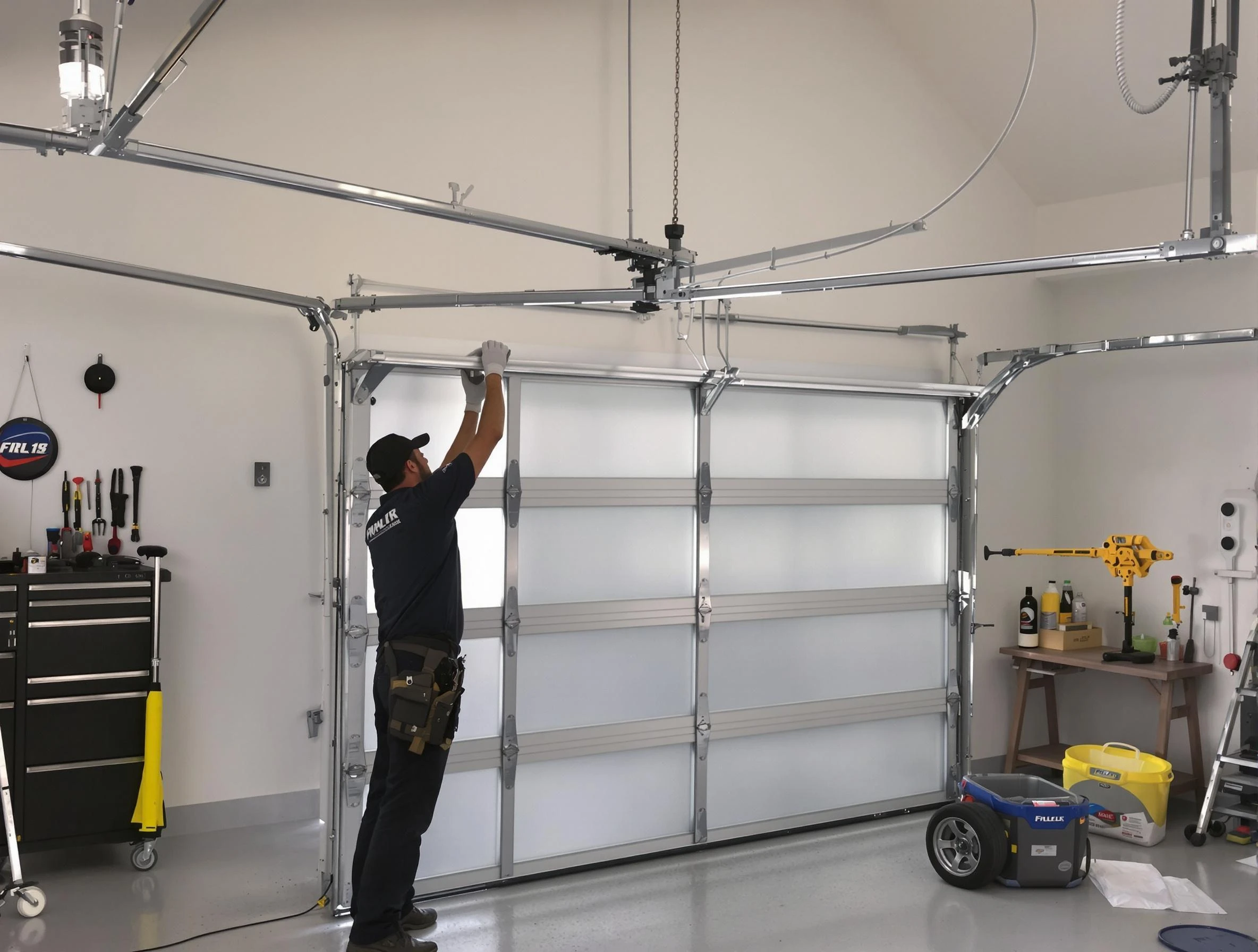 White House Garage Door Repair certified team performing precision garage door installation in White House