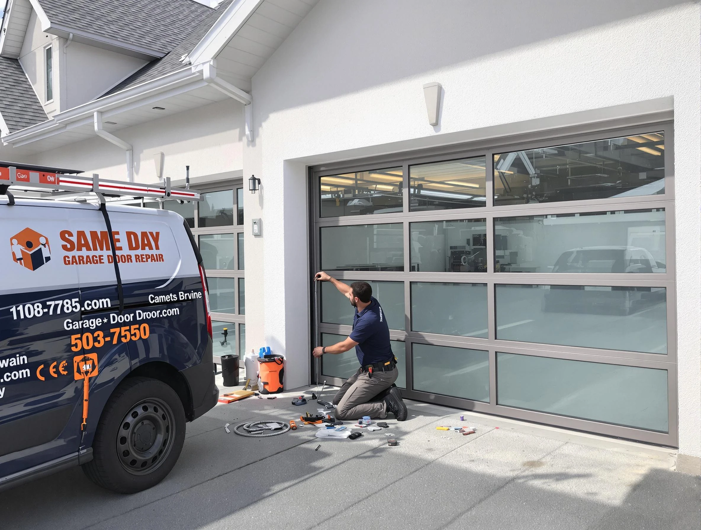 Same-day garage door repair service by White House Garage Door Repair in White House